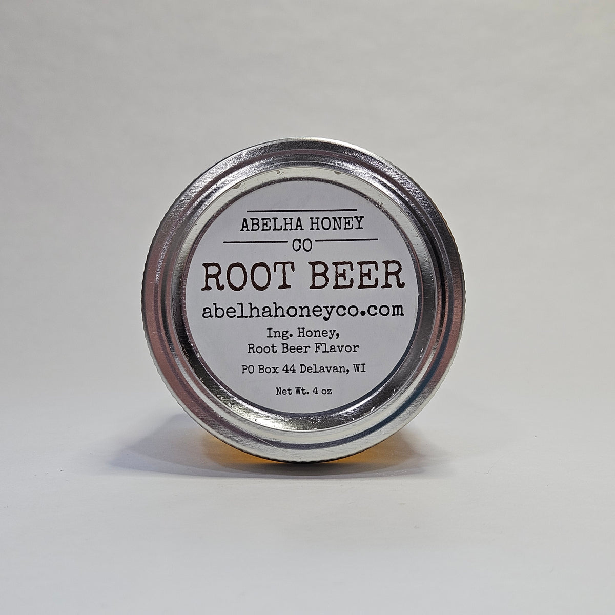 Root Beer Gourmet Infused Honey | 4oz glass jar | Raw Pure Local | Artisan | Hand Crafted | Small Batch