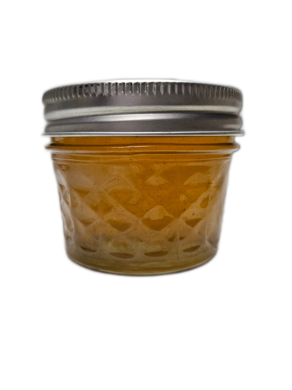 Vanilla Gourmet Infused Honey | 4 oz glass jar | Raw Pure Local | Artisan | Vanilla Bean | Small Batches | Gift | Sustainable image 1