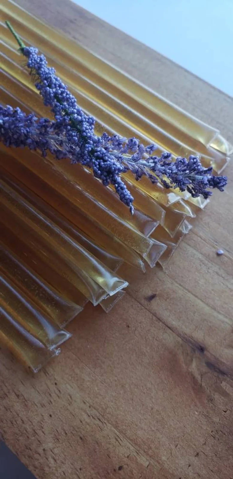 Lavender Gourmet Infused | Honey Sticks | Raw Pure Local | Organic | Artisan | Small Batch | Antioxidant image 0