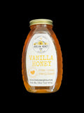 Vanilla Gourmet Infused Honey | 16oz glass jar | Raw Pure Local | Artisan | Vanilla Bean | Small Batch