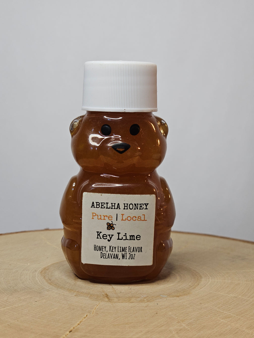 Key Lime Gourmet Infused Honey | 2oz Mini Bear | Raw Pure Local | Citrus | Zesty | Artisan | Small Batch