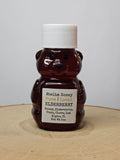 Elderberry Gourmet Infused Honey | 2oz Micro Bear | Raw Pure Local | Immune Support | Antioxidant | Small Batch