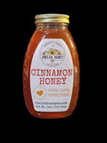 Cinnamon Gourmet Infused Honey | 16oz | Raw Pure Local | Artisan | Hand Crafted | Small Batches | Gift | Sustainable | Sample