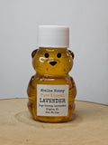 Lavender Gourmet Infused Honey | 2oz Mini Bear | Raw Pure Local | Organic | Artisan | Small Batch