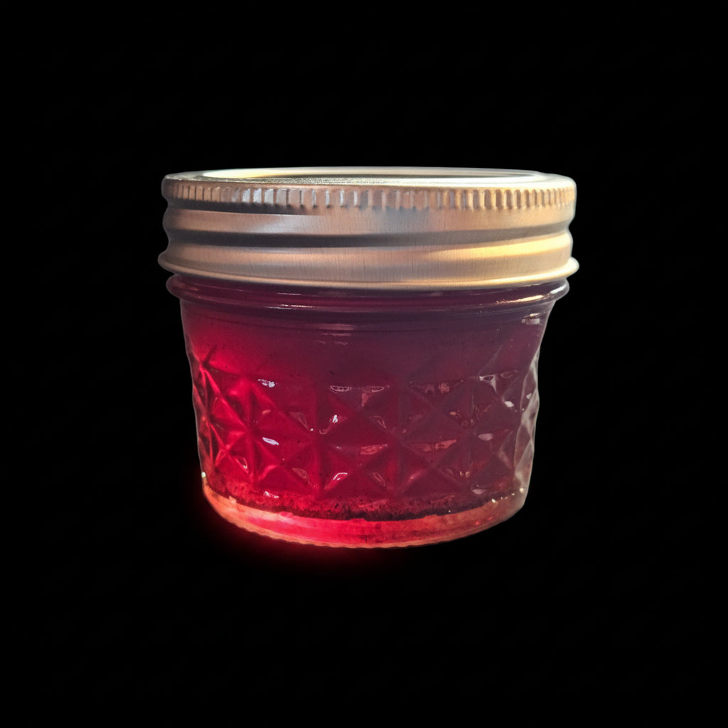 Hibiscus Gourmet Infused Honey | 4oz glass jar | Raw Pure Local | Floral | Artisan | Antioxidant | Small Batch