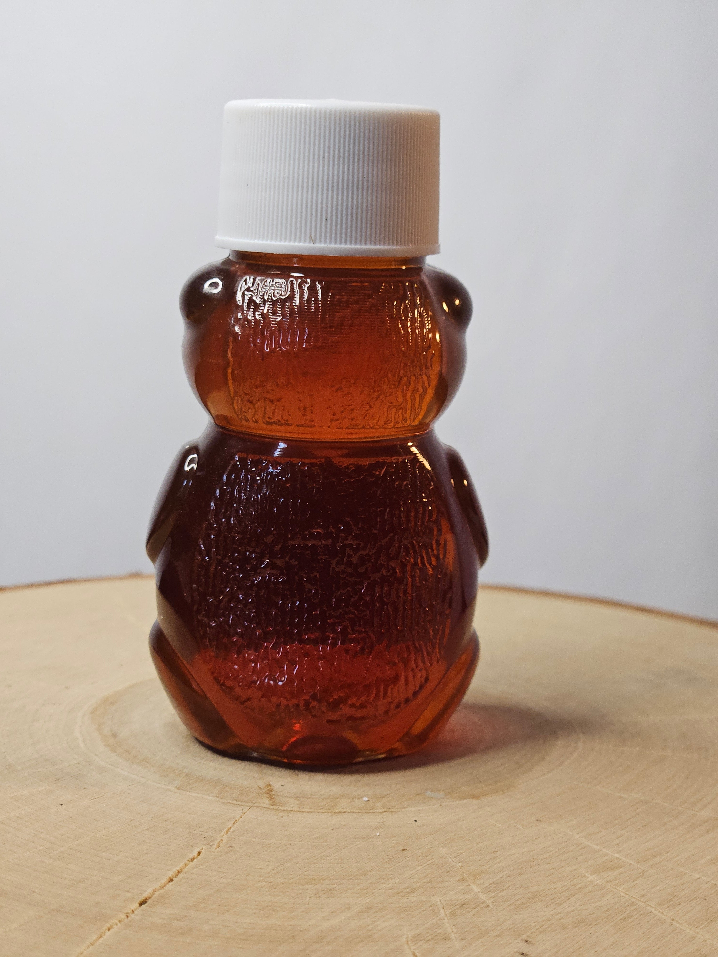 Raspberry Gourmet Infused Honey | 2oz Mini Bear | Raw Pure Local | Artisan | Hand Crafted | Small Batches