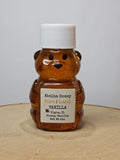 Vanilla Gourmet Infused Honey | 2oz Mini Bear | Raw Pure Local | Artisan | Vanilla Bean | Small Batch